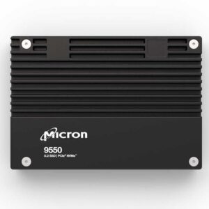 SSD | MICRON | SSD series 9550 PRO | 7.68TB | PCIe Gen5 | NVMe | NAND flash technology 3D TLC | Write speed 10000 MBytes/sec | Read speed 14000 MBytes/sec | Form Factor U.2 | MTFDLAL7T6THA-1BK1DABYYR