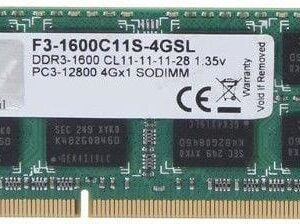 NB MEMORY 4GB PC12800 DDR3/SO F3-1600C11S-4GSL G.SKILL