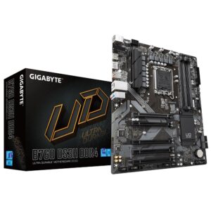 Mainboard | GIGABYTE | Intel B760 Express | LGA1700 | ATX | Memory DDR4 | Memory slots 4 | 4xPCI-Express 3.0 1x | 1xPCI-Express 4.0 16x | 2xM.2 | 1xHDMI | 1xDisplayPort | 4xUSB 2.0 | 1xUSB 3.2 | 1xUSB-C | 1xPS/2 | 1xRJ45 | 3xAudio port | B760DS3HDDR4