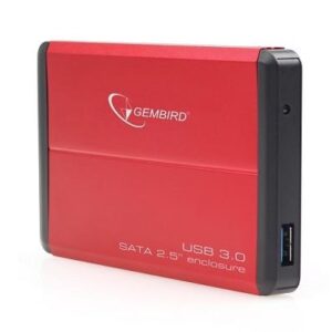 HDD CASE EXT. USB3 2.5/RED EE2-U3S-2-R GEMBIRD