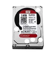 HDD | WESTERN DIGITAL | Red Pro | 2TB | SATA 3.0 | 64 MB | 7200 rpm | 3 5 | WD2002FFSX