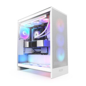 Case | NZXT | H7 Flow RGB | MidiTower | ATX | EATX | MicroATX | MiniITX | Colour White | CM-H72FW-R1