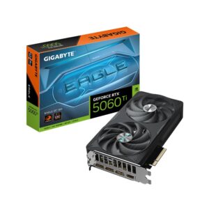 Graphics Card | GIGABYTE | NVIDIA GeForce RTX 5060 Ti | 16 GB | GDDR7 | 128 bit | PCIE 5.0 16x | GPU 2617 MHz | Dual Slot Fansink | 1xHDMI | 3xDisplayPort | GV-N506TEAGLEOC-16GD1.0