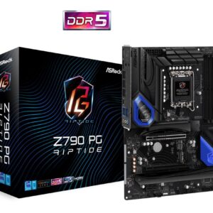 Mainboard | ASROCK | Intel Z790 | LGA1700 | ATX | Memory DDR5 | Memory slots 4 | 1xPCI-Express 3.0 1x | 1xPCI-Express 4.0 16x | 1xPCI-Express 5.0 16x | 5xM.2 | 1xHDMI | 1xDisplayPort | 1xAudio-In | 1xAudio-Out | 1xMicrophone | 2xUSB 2.0 | 6xUSB 3.2 | 1xUSB-C | 1xRJ45 | Z790PGRIPTIDE
