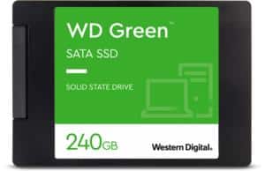 SSD | WESTERN DIGITAL | Green | 240GB | SATA 3.0 | SLC | Read speed 545 MBytes/sec | 2 5 | MTBF 1000000 hours | WDS240G3G0A