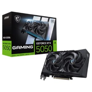 Graphics Card | MSI | NVIDIA GeForce RTX 5050 | 8 GB | GDDR6 | 128 bit | PCIE 5.0 16x | Dual Slot Fansink | RTX50508GGAMINGOC