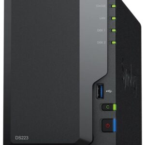 NAS STORAGE TOWER 2BAY/NO HDD USB3.2 DS223 SYNOLOGY