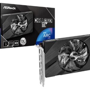 Graphics Card | ASROCK | Intel Arc A380 | 6 GB | GDDR6 | 96 bit | PCIE 4.0 8x | GPU 2250 MHz | Dual Slot Fansink | 1xHDMI | 3xDisplayPort | A380CLI6GO