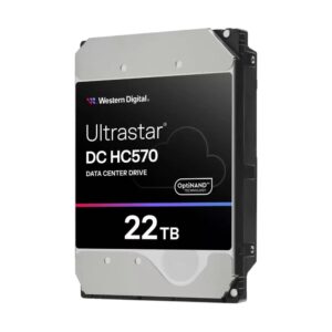 HDD | WESTERN DIGITAL ULTRASTAR | Ultrastar DC HC570 | 22TB | SATA | 512 MB | 7200 rpm | 3 5 | 0F48155