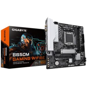 Mainboard | GIGABYTE | AMD B650 | SAM5 | Micro-ATX | Memory DDR5 | Memory slots 2 | 1xPCI-Express 3.0 1x | 1xPCI-Express 4.0 16x | 1xM.2 | 1xHDMI | 4xUSB 2.0 | 2xUSB 3.1 | 1xPS/2 | 1xRJ45 | 3xAudio port | B650MGAMINGWIFI6E1.2