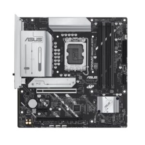 Mainboard | ASUS | Intel B860 Express | LGA1851 | Micro-ATX | Memory DDR5 | Memory slots 4 | 1xPCI-Express 4.0 1x | 1xPCI-Express 4.0 16x | 1xPCI-Express 5.0 16x | 2xM.2 | 1xHDMI | 1xDisplayPort | 7xUSB 2.0 | 1xUSB-C | 1xUSB-C w/Thunderbolt | 1xOptical S/PDIF | 1xRJ45 | 3xAudio port | PRIMEB860M-AWIFI