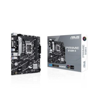 Mainboard | ASUS | Intel B760 Express | LGA1700 | Micro-ATX | Memory DDR5 | Memory slots 2 | 2xPCI-Express 4.0 1x | 1xPCI-Express 4.0 16x | 2xM.2 | 1x15pin D-sub | 1xHDMI | 2xUSB 2.0 | 4xUSB 3.2 | 1xPS/2 | 1xRJ45 | 3xAudio port | PRIMEB760M-K