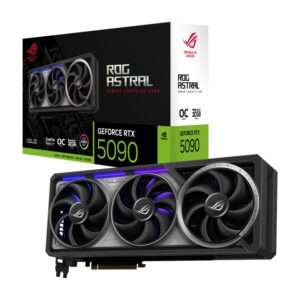 Graphics Card | ASUS | NVIDIA GeForce RTX 5090 | 32 GB | GDDR7 | 512 bit | PCIE 5.0 16x | Triple slot Fansink | ASTRAL-RTX5090-O32G-GAM