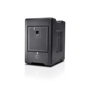 External HDD | WESTERN DIGITAL | G-RAID Shuttle 4 | SDPH34H-048T-MBAAB | 48TB | USB-C | Thunderbolt | Drives 4 | Rotation speed 7200 rpm | Black | SDPH34H-048T-MBAAB