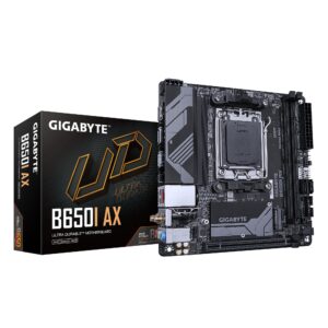 Mainboard | GIGABYTE | AMD B650 | SAM5 | Mini-ITX | Memory DDR5 | Memory slots 2 | B650IAX1.1