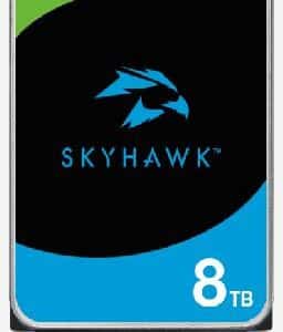 HDD | SEAGATE | SkyHawk | 8TB | SATA | 256 MB | 5400 rpm | Discs/Heads 4/8 | 3 5 | ST8000VX010