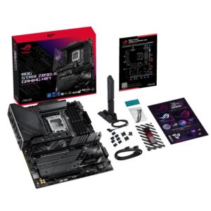 Mainboard | ASUS | Intel Z890 | LGA1851 | ATX | Memory DDR5 | Memory slots 4 | 1xPCI-Express 4.0 16x | 1xPCI-Express 5.0 16x | 7xM.2 | 1xHDMI | 1xDisplayPort | 1xAudio-In | 1xAudio-Out | 3xUSB 3.0 | 7xUSB 3.1 | 2xUSB-C | 2xUSB-C w/Thunderbolt | 1xOptical S/PDIF | 1xRJ45 | ROGSTRIXZ890-EGAMWIFI