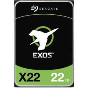 HDD | SEAGATE | Exos X22 | 22TB | SATA | 512 MB | 7200 rpm | Discs/Heads 10/20 | ST22000NM001E