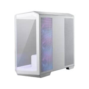 Case | MSI | MidiTower | Case product features Transparent panel | Not included | MicroATX | Colour White | MAGPANOM100RPZWHITE