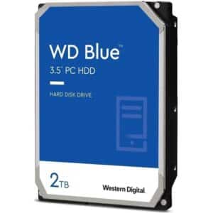 HDD | WESTERN DIGITAL | Blue | 2TB | SATA 3.0 | 256 MB | 7200 rpm | 3 5 | WD20EZBX
