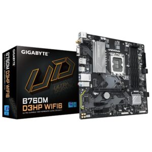 Mainboard | GIGABYTE | Intel B760 Express | LGA1700 | Micro-ATX | Memory DDR5 | Memory slots 4 | 2xPCI-Express 3.0 1x | 1xPCI-Express 4.0 16x | 2xM.2 | 1x15pin D-sub | 1xHDMI | 1xDisplayPort | 2xUSB 2.0 | 3xUSB 3.2 | 1xUSB-C | 1xPS/2 | 1xRJ45 | 3xAudio port | B760MD3HPWIFI61.0