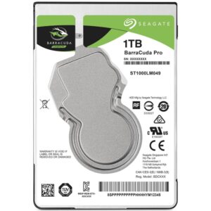 HDD | SEAGATE | Barracuda Pro | 1TB | SATA 3.0 | 128 MB | 7200 rpm | Discs/Heads 1/2 | 2 5 | Thickness 7mm | ST1000LM049