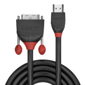 CABLE HDMI-DVI 3M/BLACK 36273 LINDY