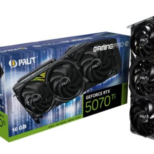Graphics Card | PALIT | NVIDIA GeForce RTX 5070 Ti | 16 GB | GDDR7 | 256 bit | PCIE 5.0 16x | GPU 2295 MHz | Triple slot Fansink | NE7507T019T2-GB2031U