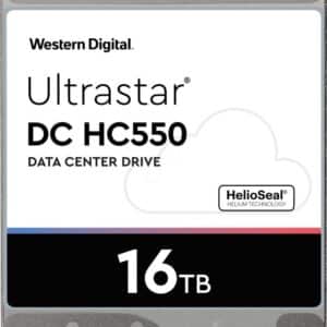 HDD | WESTERN DIGITAL ULTRASTAR | Ultrastar DC HC550 | WUH721816ALE6L4 | 16TB | SATA 3.0 | 512 MB | 7200 rpm | 3 5 | 0F38462