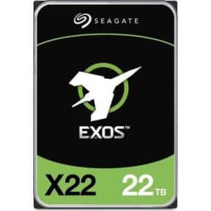 HDD | SEAGATE | Exos X22 | 22TB | SATA | 512 MB | 7200 rpm | Discs/Heads 10/20 | ST22000NM002E