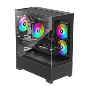 Case | XILENCE | XG172 | MidiTower | Case product features Fan control panel/Transparent panel | Not included | Colour Black | XG172
