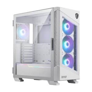 Case | MSI | MPG VELOX 100R WHITE | MidiTower | Case product features Transparent panel | Not included | Colour White | MPGVELOX100RWHITE