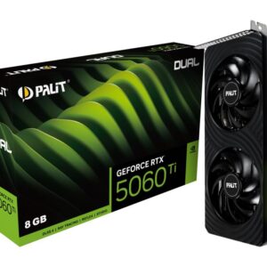 Graphics Card | PALIT | NVIDIA GeForce RTX 5060 Ti | 8 GB | GDDR7 | 128 bit | PCIE 5.0 16x | Dual Slot Fansink | 1xHDMI | 3xDisplayPort | NE7506T019P1-GB2062D