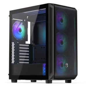 Case | ENDORFY | Arx 500 ARGB | MidiTower | Case product features Transparent panel | Not included | ATX | MicroATX | MiniITX | Colour Black | EY2A011