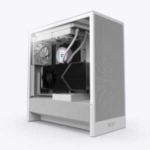Case | NZXT | H5 Flow | MidiTower | Case product features Transparent panel | Not included | ATX | EATX | MicroATX | MiniITX | Colour White | CC-H52FW-01