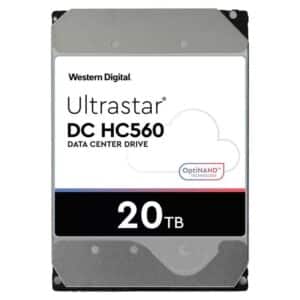 HDD | WESTERN DIGITAL ULTRASTAR | Ultrastar DC HC560 | WUH722020BLE6L4 | 20TB | SATA | 512 MB | 7200 rpm | 3 5 | 0F38785