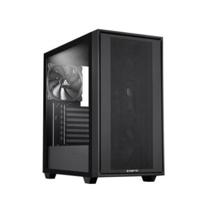 Case | CHIEFTEC | Night Hunter | MidiTower | Case product features Transparent panel | Not included | ATX | EATX | MicroATX | MiniITX | Colour Black | GS-03B-BLK-OP