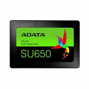 SSD | ADATA | SU650 | 512GB | SATA 3.0 | Write speed 450 MBytes/sec | Read speed 520 MBytes/sec | 2 5 | TBW 140 TB | MTBF 2000000 hours | ASU650SS-512GT-R
