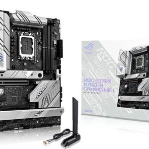 Mainboard | ASUS | Intel B760 Express | LGA1700 | ATX | Memory DDR5 | Memory slots 4 | 2xPCI-Express 3.0 1x | 1xPCI-Express 3.0 16x | 1xPCI-Express 5.0 16x | 3xM.2 | 1xHDMI | 1xDisplayPort | 4xUSB 2.0 | 3xUSB 3.2 | 2xUSB-C | 1xRJ45 | 5xAudio port | STRIXB760-AGAMINGWIFI