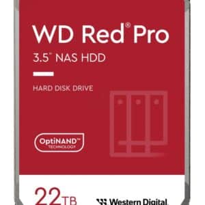 HDD | WESTERN DIGITAL | Red Pro | 22TB | SATA | 512 MB | 7200 rpm | 3 5 | WD221KFGX