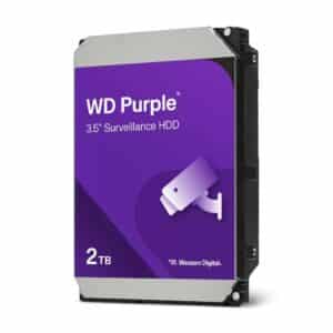HDD | WESTERN DIGITAL | Purple | 2TB | SATA | 256 MB | 3 5 | WD23PURZ