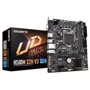 Mainboard | GIGABYTE | Intel H470 Express | LGA1200 | Micro-ATX | Memory DDR4 | Memory slots 2 | 1xPCI-Express 3.0 1x | 1xPCI-Express 3.0 16x | 1xM.2 | 1x15pin D-sub | 1xHDMI | 1xDisplayPort | 2xAudio-In | 1xAudio-Out | 4xUSB 2.0 | 2xUSB 3.2 | 2xPS/2 | 1xRJ45 | H510MS2HV3