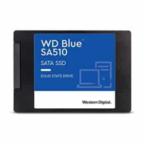 SSD | WESTERN DIGITAL | Blue SA510 | 4TB | SATA 3.0 | Write speed 520 MBytes/sec | Read speed 560 MBytes/sec | 2 5 | TBW 600 TB | MTBF 1750000 hours | WDS400T3B0A