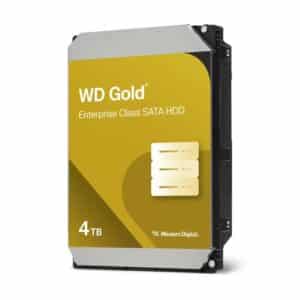 HDD | WESTERN DIGITAL | Gold | 4TB | SATA 3.0 | 256 MB | 7200 rpm | 3 5 | WD4004FRYZ