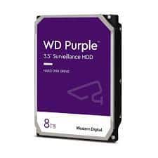 HDD | WESTERN DIGITAL | Purple | 8TB | SATA 3.0 | 256 MB | 7200 rpm | 3 5 | WD8002PURP