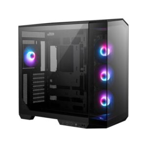 Case | MSI | MAG PANO 100R PZ | MidiTower | Case product features Transparent panel | ATX | MicroATX | MiniITX | Colour Black | MAGPANO100RPZ