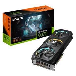 Graphics Card | GIGABYTE | NVIDIA GeForce RTX 5070 | 12 GB | GDDR7 | 192 bit | PCIE 5.0 16x | GPU 2625 MHz | Triple slot Fansink | 1xHDMI | 3xDisplayPort | GV-N5070GAMINGOC-12GD