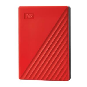External HDD | WESTERN DIGITAL | My Passport | 4TB | USB 2.0 | USB 3.0 | USB 3.2 | Colour Red | WDBPKJ0040BRD-WESN