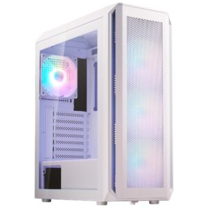 Case | ADATA | VALOR AIR PLUS MID | MidiTower | Case product features Transparent panel | ATX | MicroATX | MiniITX | Colour White | VALORAIRPLUSMTA-WHCWW