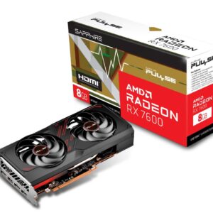 Graphics Card | SAPPHIRE | AMD Radeon RX 7600 | 8 GB | GDDR6 | 128 bit | PCIE 4.0 8x | Dual Slot Fansink | 1xHDMI | 3xDisplayPort | 11324-01-20G